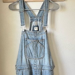 Gap Lightwash Boyfriend Overalls